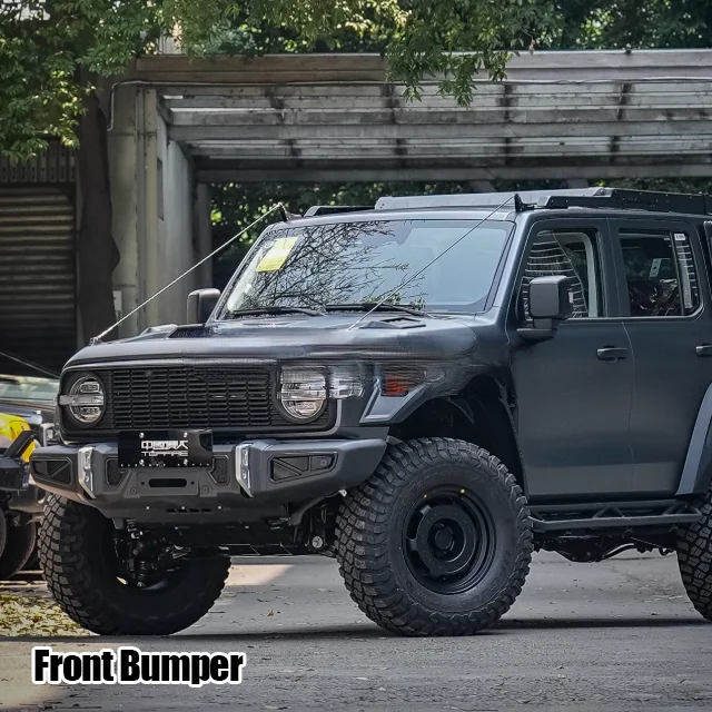 Front Bumper Steel Bull Bar For GWM Tank 300, 4x4 Off-Road Retrofit Parts For Tank 300 SUV 2020-2024, Auto Exterior Modification 4