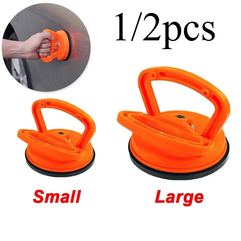 For Car Dent Glass Suction Removal Tool Car Repair Tool Body Repair Puller Black/Orange Suction Cup Remove Dents Puller 1