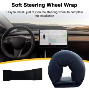 Steering Wheel Weight Fastener Tape Soft Steering Wheel Wrap Auto Parts Steering Wheel Weights for Tesla Model 3/Y/S/X 1