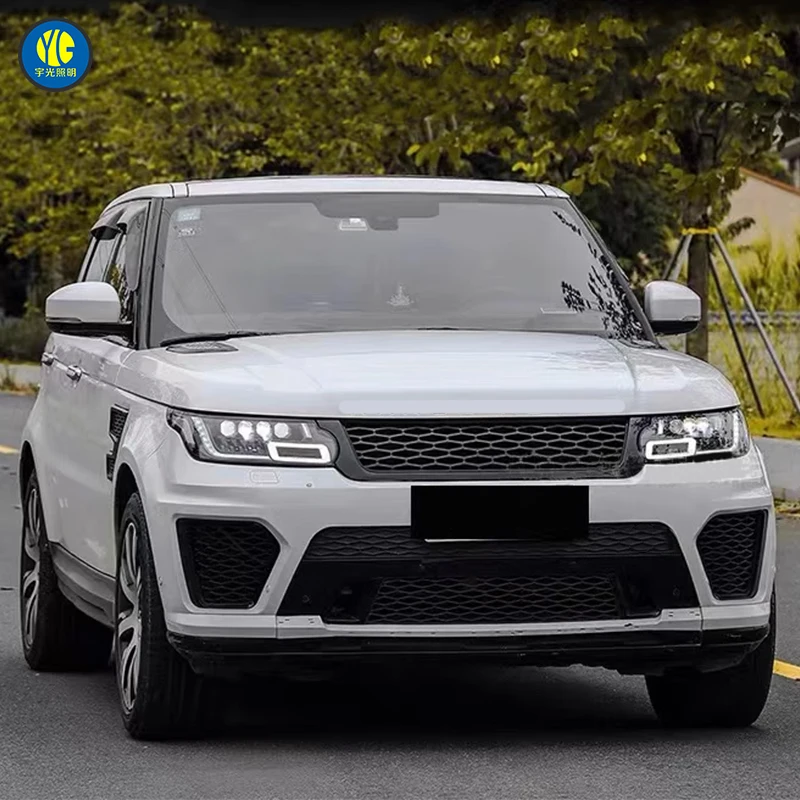 YU GUANG for Land Range Rover Sport L494 2014 2017 Accessories Upgrade LED Headlight Dynamic Turn Signal Projector 4 Lens 4