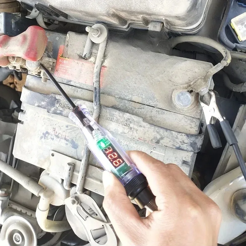 Car Truck Voltage Circuit Tester Auto Tools Car Diagnostic Probe Test Pen Light Bulb Electric Measuring Pen Tools 4