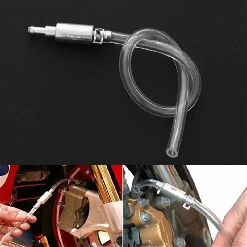 Special Bleeder Hose Kit for Car Clutch & Brake - Hydraulic One Way Valve Tube Bleeding Tool with Replacement Adapter 3