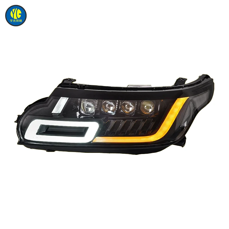 YU GUANG for Land Range Rover Sport L494 2014 2017 Accessories Upgrade LED Headlight Dynamic Turn Signal Projector 4 Lens 3