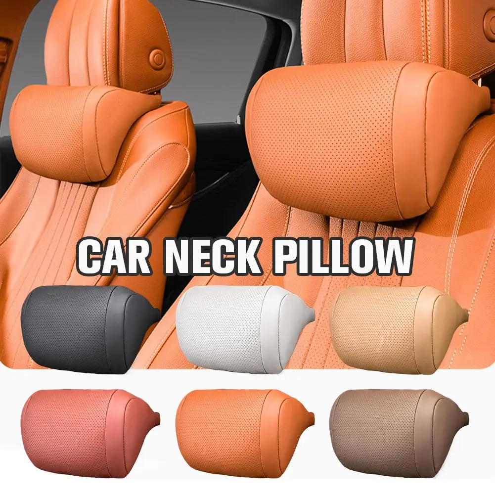 Universal Car Seat Headrest Neck Pillow, 3D Ergonomic Travel Neck Rest, Soft Fluffy Comfortable Neck Support, Neck Protection 1