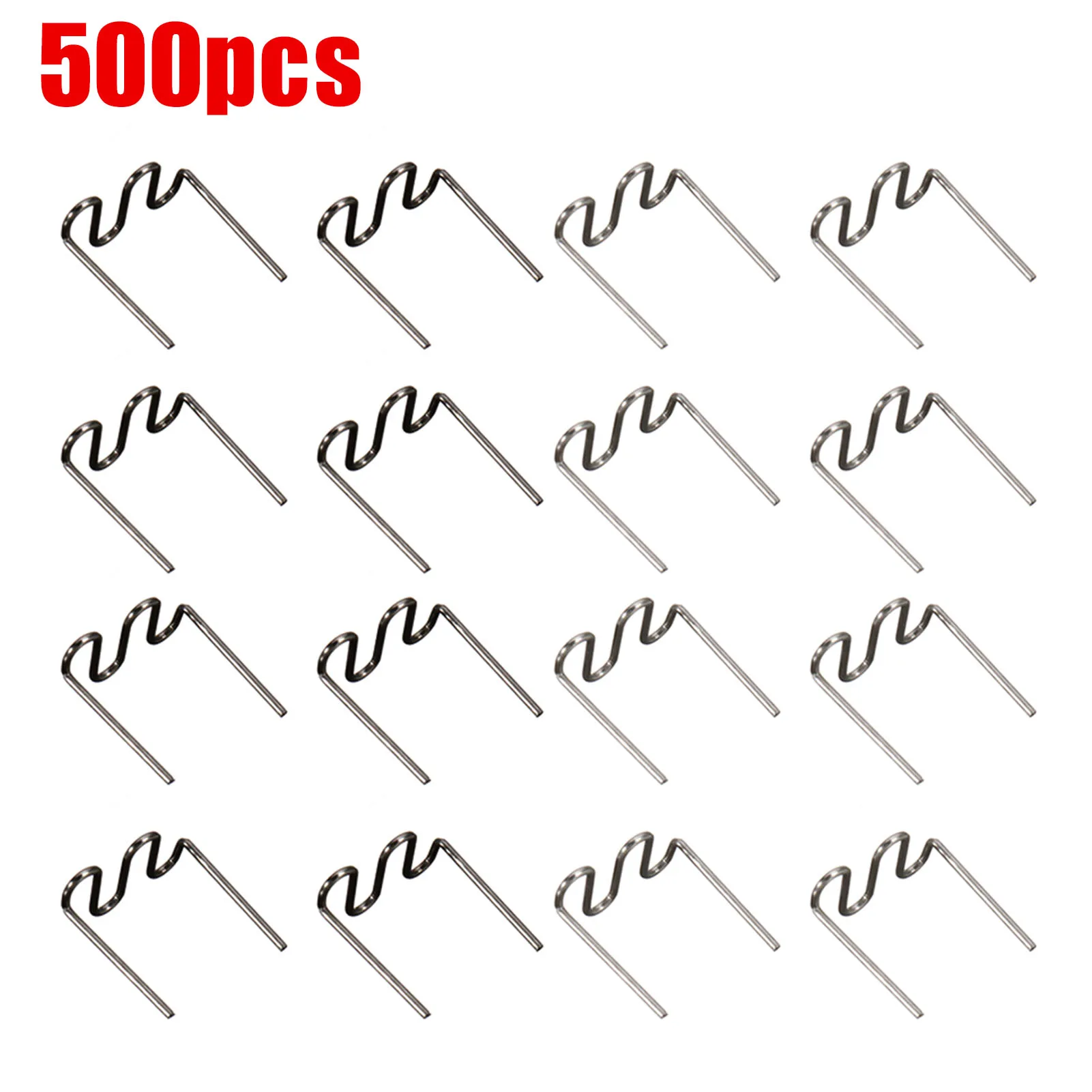 500PCS Hot Stapler Staples For Plastic Welder Plastic Repair Standard Pre Cut Wave Staples Welding Bumper Car Bumper Repair 1