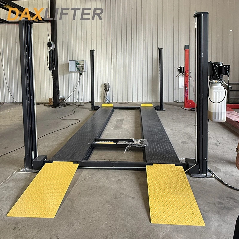Heavy Duty 5000kg Hydraulic Lifting 4 post Car Parking lift for Garage 1