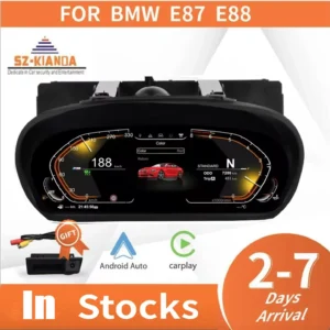 2025 latest original 12.3" LCD digital cluster for BMW 1 Series E81 E82 E87 E88 instrument speedometer dashboard display Head up 1