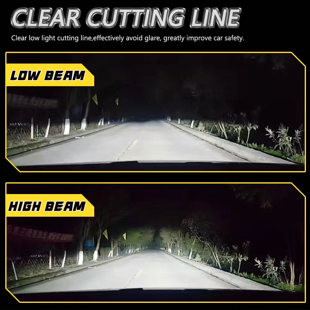 H7 H4 H1 LED Lights for Car Headlight Bulb 1000000LM Mini Wireless Auto Lamp +800% Bright Spotlights Automobile LED Headlamp 12V 3