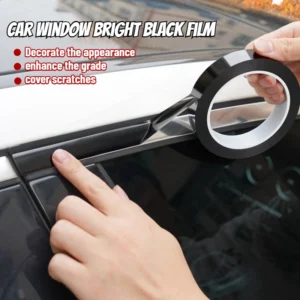 Car Stickers Bright Black Auto Window Edge Protector Trim Car Body/ Door Anti-scratch Protection Strip Chrome Styling Decorative 1