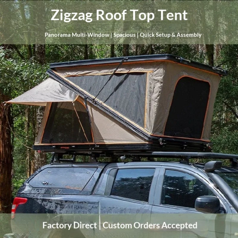 Hot Selling Outdoor Roof Top Camping Tent Self-Driving Travel Off-Road SUV Car Four-Season Waterproof 2000-3000Mm D High Quality 1