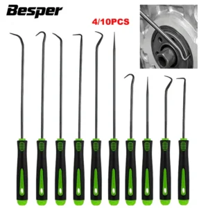 4/10PCS Car Oil Seal Screwdriver Set Hose Removal Hook Set O Seal Gasket Puller Remover Pick Hooks Repair Tools Craft Hand Tool 1