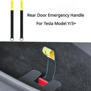 For Tesla Model Y/3+ Car Door Emergency Handle Extended Manual Door Release Emergency Safety Pull Rope Emergency Puller Button 1
