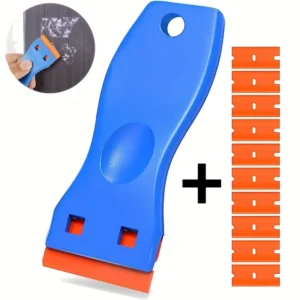 1Set Car Sticker Remover Multipurpose Plastic Small Paint Automotive Film Applying Tool Household Glass Cleaning Scraper 1