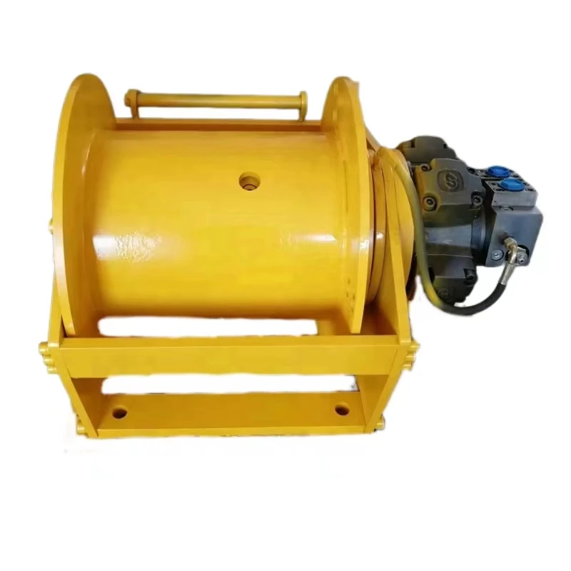10TON Small Hydraulic Forestry Winch Machine For Trucks / Tractor / Marine Anchor Winch 1
