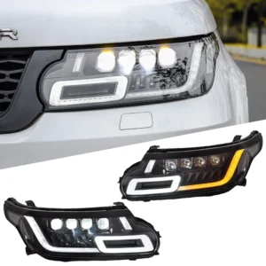 YU GUANG for Land Range Rover Sport L494 2014  2017 Accessories Upgrade LED Headlight  Dynamic Turn Signal Projector 4 Lens 1