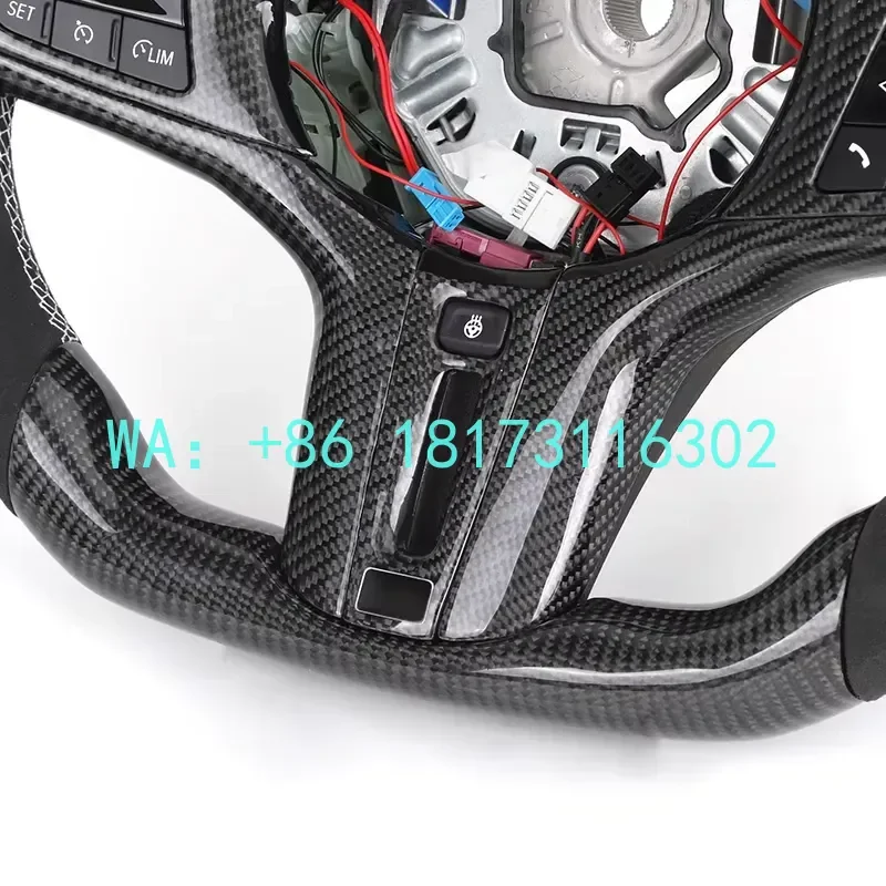 China Plant 2026 Customized Volante Carbon Fiber LED Heated Steering Wheel G01 G02 G05 G06 G20 G22 G26 G27 G30 5