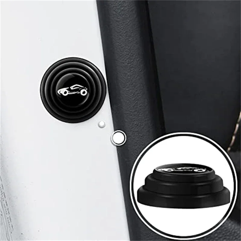 10-20pcs Car Door Silicone Anti Shock Pad Universal Trunk Sound Insulation Thickening Cushion Stickers Anti Scratch Gaskets 4