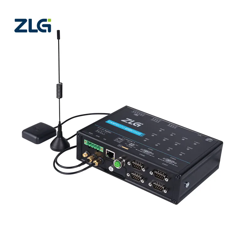 ZLG CANFDDTU-400EWGR 4-Channel CAN FD Data Logger with 4G WiFi GPS BeiDou Automotive Black Box 1