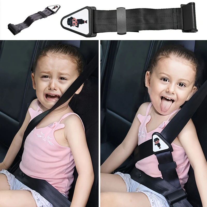 Car Child Safety Belt, Prevents Movement, Adjustable Fastener, Safe and Comfortable, Anti-Neck-Strangling Seat, Simple and Convenient Limiter 1