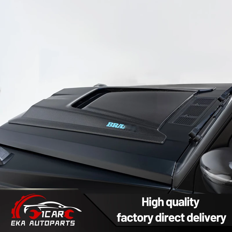 W465 Brabu Style Dry Carbon Fiber Hood For Benz G-Class W465 B style Dry Carbon Bonnet B800 New Carbon Parts 1