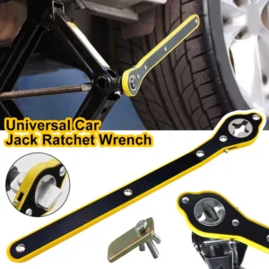 Car Labor-saving Jack Ratchet Wrench Scissor Jack Garage Tire Wheel Lug Wrench Handle Labor-saving Wrench Car Repair Tool 1