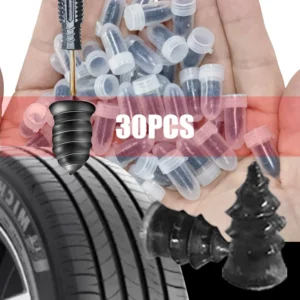 10/30Pcs Car Tyre Repair Rubber Nail Set Universal Car Motorcycle Tyre Repair Nails Truck Scooter Bike Tire Puncture Repair Tool 1
