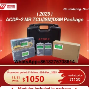Yanhua ACDP2 TCU read and write tools for Mercedes benz VGS2 VGS3 722.9 1