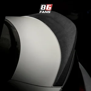 Real Carbon Fiber Rear Wing Tail Trunk Spoiler Tail Fins Trim For Toyota GR86 Subaru BRZ 2025 2024 2023 2022 Car Accessories 1