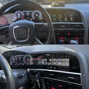 For Audi A6 A6L C6 4F 2005-2012 Android Auto Car Radio GPS LCD Dashboard Digital Cluster Virtual Cockpit Wireless Car Carplay 5G 1