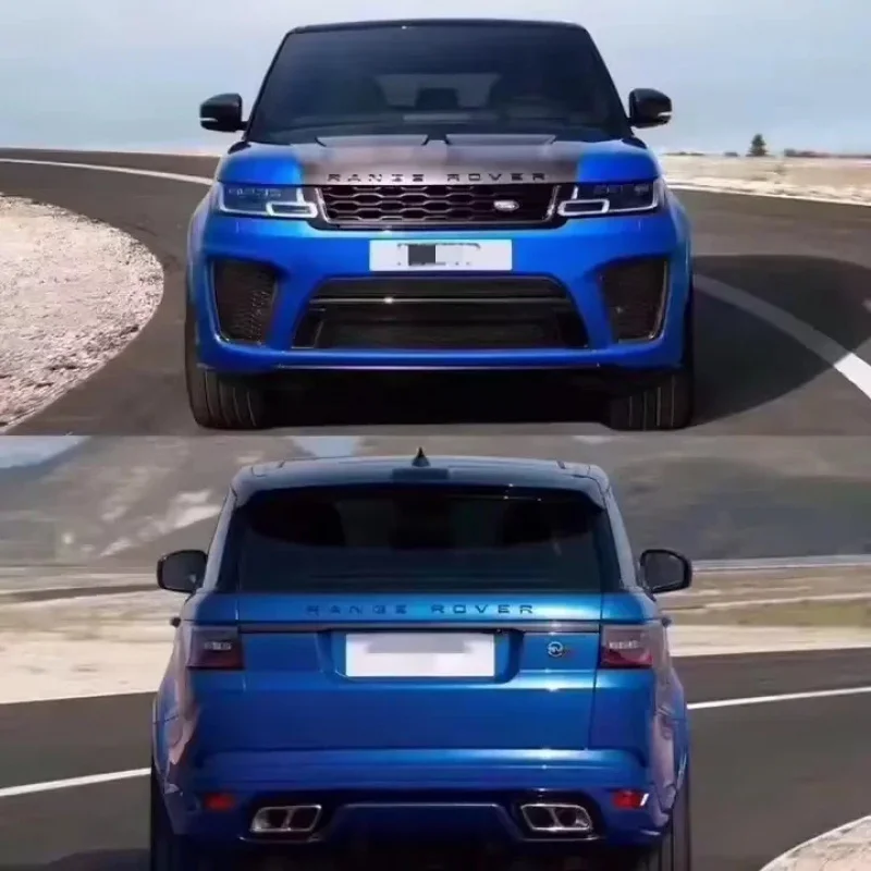 Car Conversion facelift bodykit For Range Rover Sport 2014-2017 Upgrade Changed to 2018-2021 SVR Body Kits 6