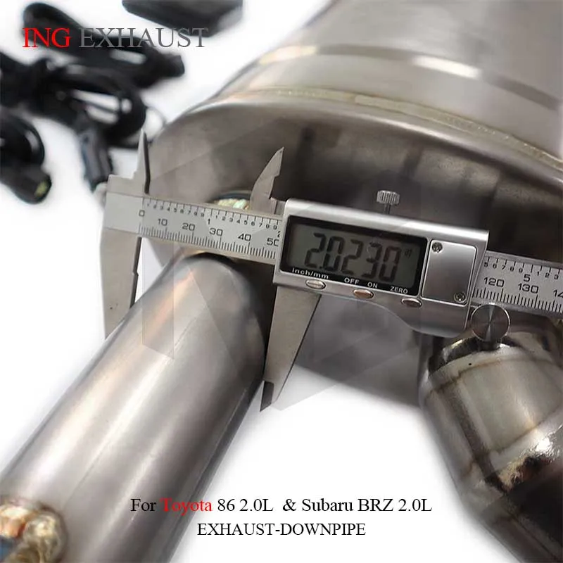 ING Titanium Exhaust for Toyota 86 2.0L / Subaru BRZ 2.0L | Header & Cat-Back System | High Performanc | Lightweight Design 6