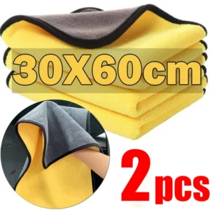 30*30cm Microfiber Car Cleaning Towels Car Wash Drying Cloth Hemming Microfiber Towel Care Wash Cloth Car Detailing Accessories 1