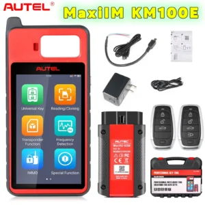 Autel MaxiIM KM100 KM100E Key Generator Kit Support Transponder Reading/ Cloning and IMMO Learning Free Update Online Lifetime 1