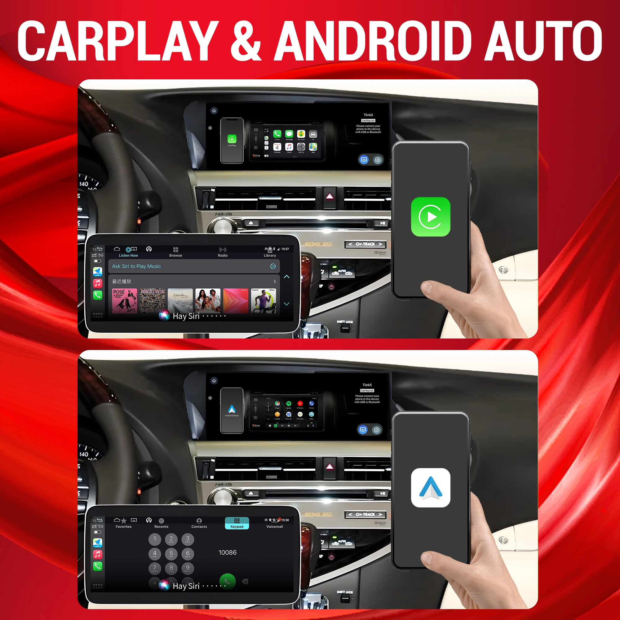 12.3inch For Lexus GS GS200 GS250 GS300 GS350 GS450 2012-2020 Android 14 Car Radio Multimedia BT Carplay Snapdragon 668S Screen 4