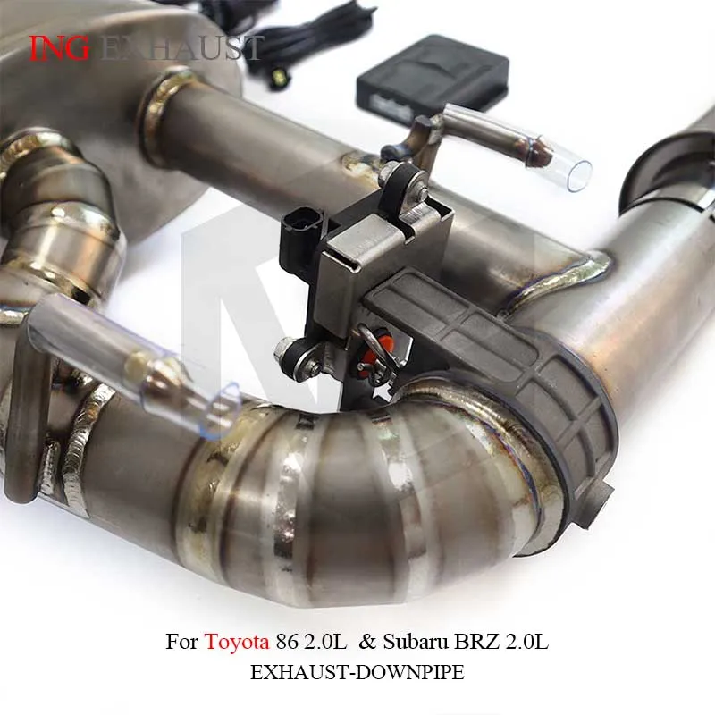 ING Titanium Exhaust for Toyota 86 2.0L / Subaru BRZ 2.0L | Header & Cat-Back System | High Performanc | Lightweight Design 4