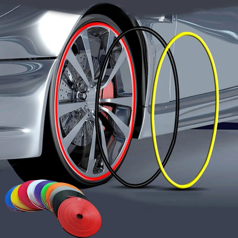 Universal Car Rim Protect Strip Wheel Edge Protector Car Wheel Sticker Tire Protection Care Covers Car Styling 1