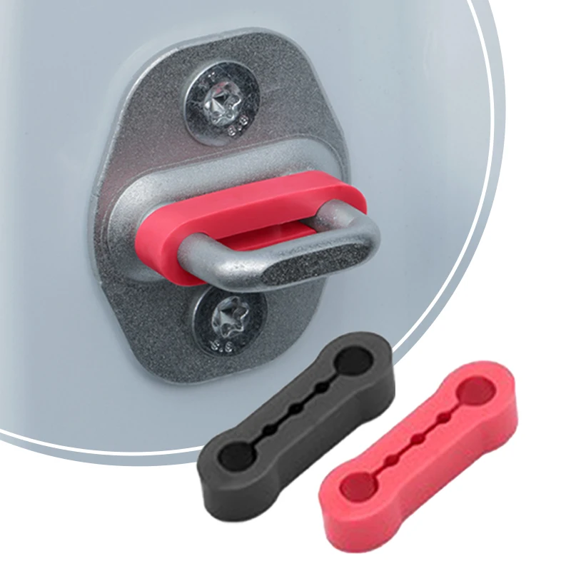 1/4pcs Car Door Shock Absorber Universal Car Door Buckle Soundproof Deadener Damper Cushion Anti-Vibration Buffer Pad 2026 New 1