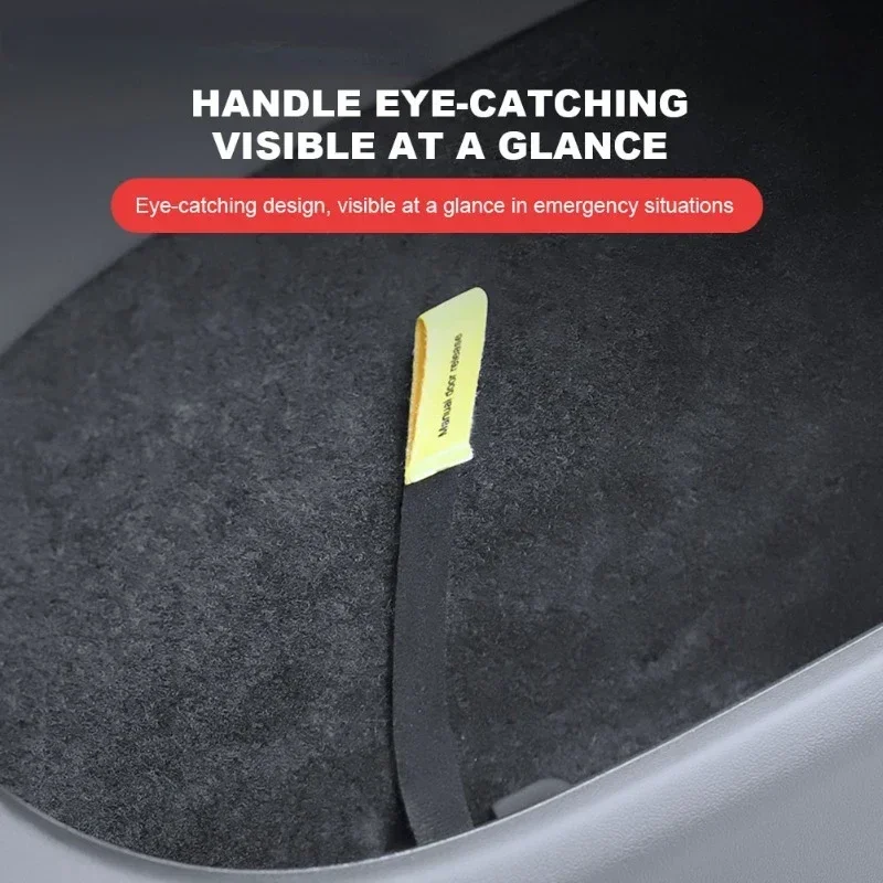For Tesla Model Y/3+ Car Door Emergency Handle Extended Manual Door Release Emergency Safety Pull Rope Emergency Puller Button 3