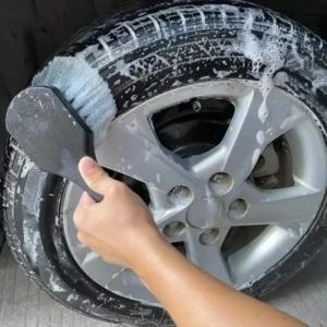 Car Wheel Cleaning Brush Detail Brush Short Handle Tire Rim Washing Brush Vehicles Cleaning Maintain Accessories Set For Auto In 1