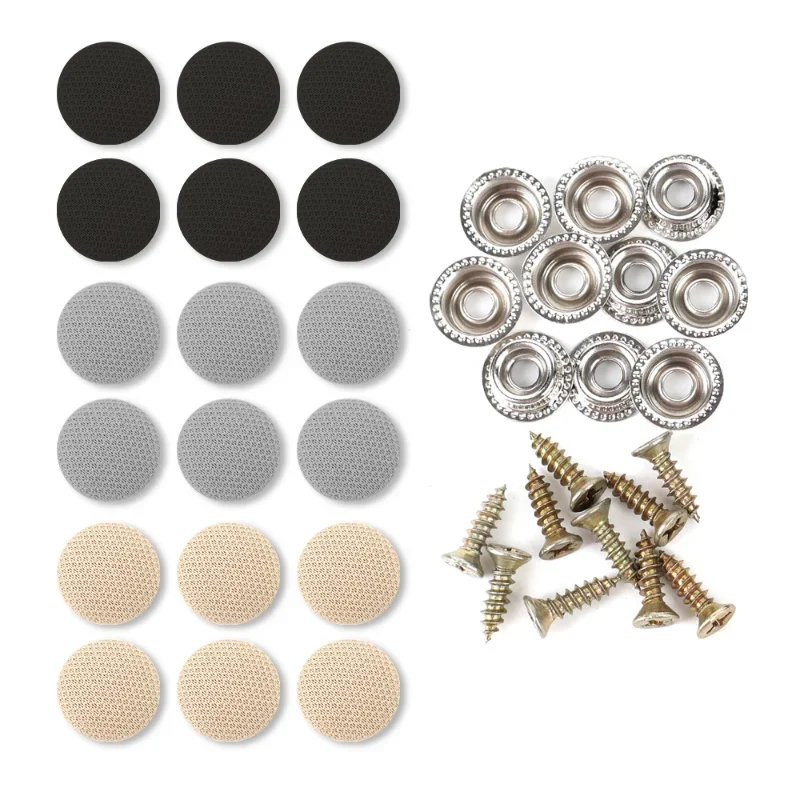 Car Interior Roof Fixing Buckles Screw Set Headliner Cloth Fabric Rivets Retainer Buckle Fastener Auto Accessories 6