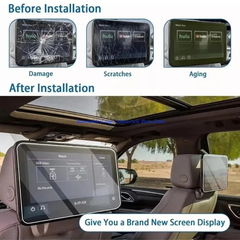 H7BD Universal 12.6 Inch LCD Rear Supports Multi Media Formats 85157877 84981266 85157878 85100042 85585741 87866825 4