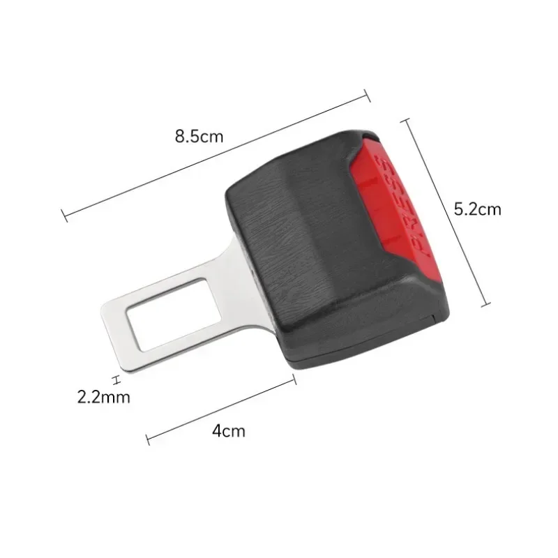 2PCS Car Seat Belt Clip Extension Plug Car Safety Seat Lock Buckle Seatbelt Clip Extender Converter Baby Car Seat Accessories 6