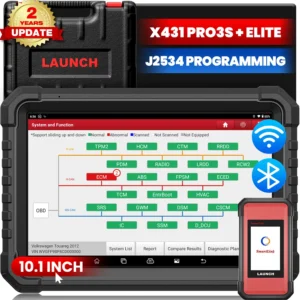 LAUNCH X431 PRO3 PRO3S+ELITE OBD2 Car Scanner Auto Scan PRO3S+ SmartLink C Topology J2534 Diagnostic Tool with FCA Autoauth 1