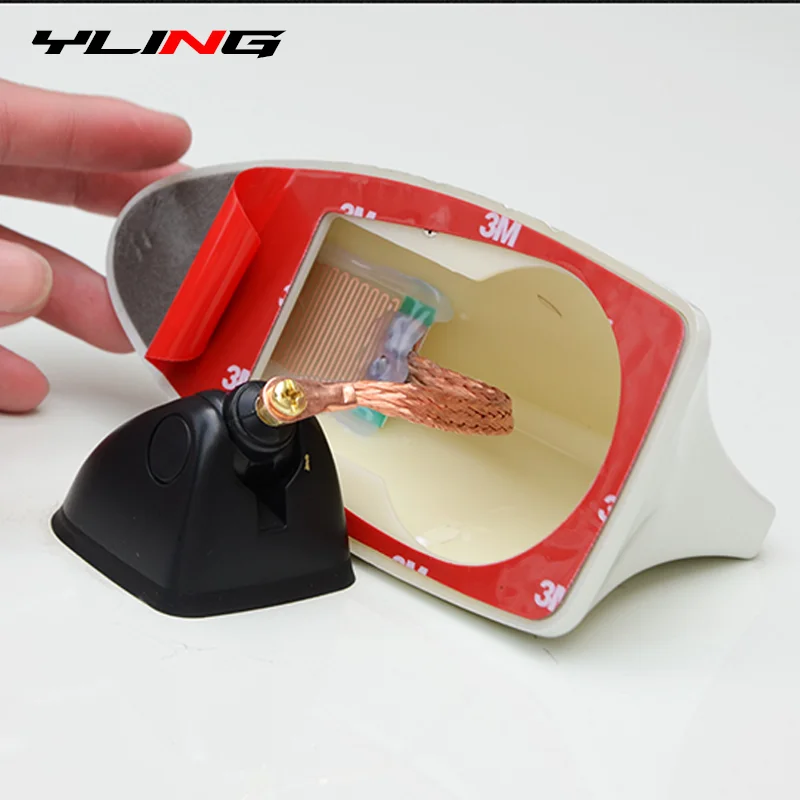 Car Shark Fin Antenna Cover Base Replacement Radio Signal Aerials Roof Exterior Accessories Decoration 5