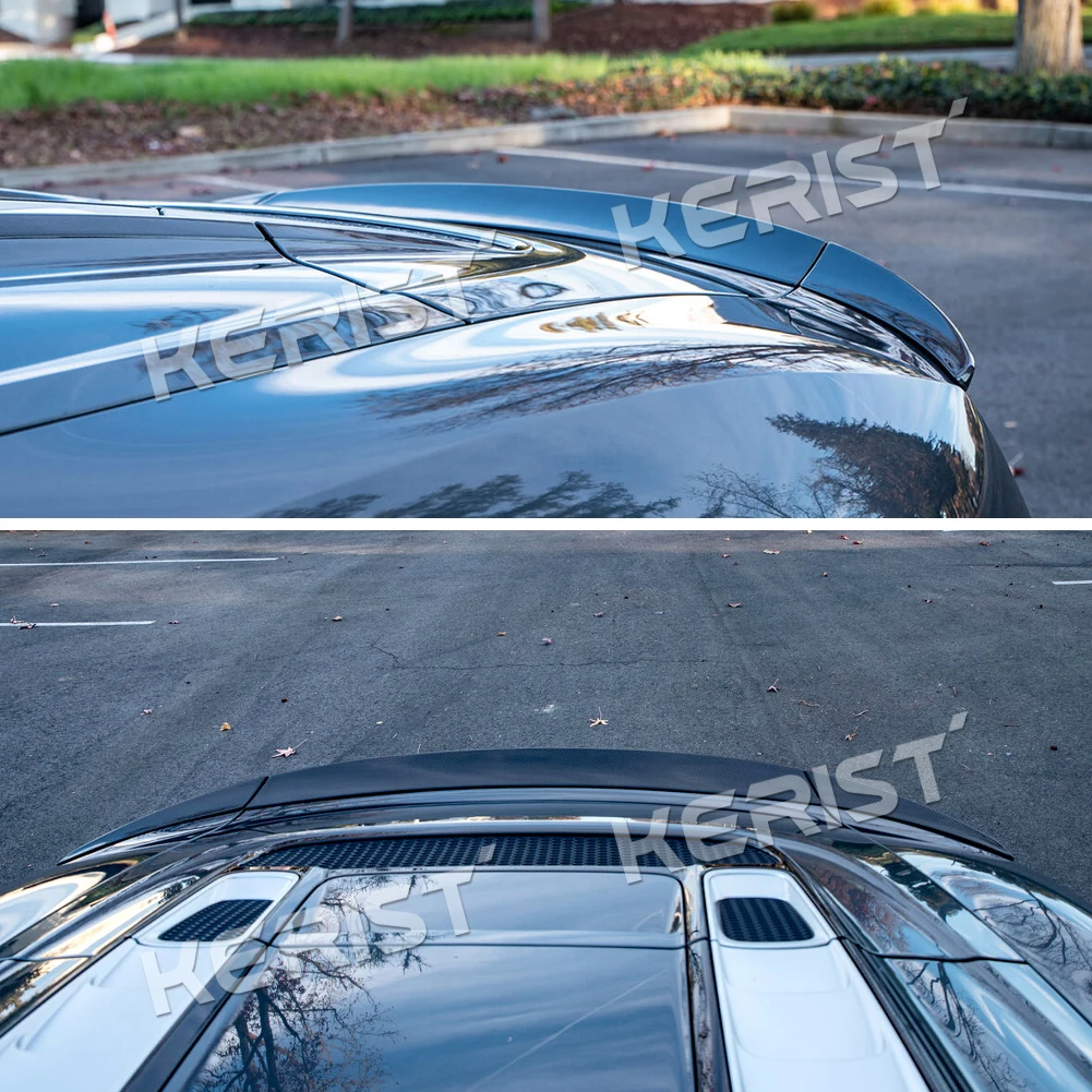Carbon Fiber Rear Trunk Boot Wing Spoiler for Audi R8 Spyder GT V8 V10 2016 UP 6