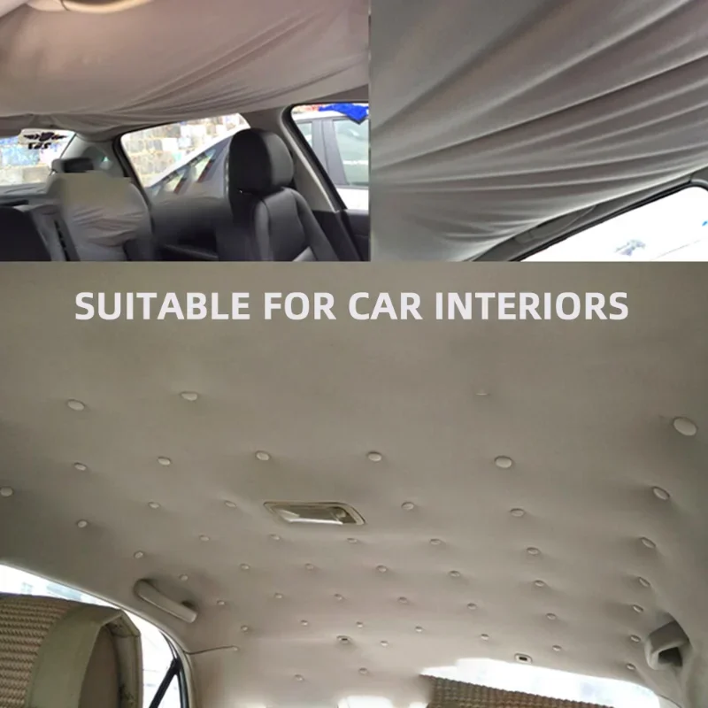 Car Interior Roof Fixing Buckles Screw Set Headliner Cloth Fabric Rivets Retainer Buckle Fastener Auto Accessories 4