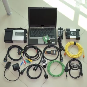 Newest 2IN1 Diagnostic Scanner Mb Star c5 and For Bmw Icom Next Hdd 1TB Software Expert with Laptop d630 Ready to Use FULL SET 1