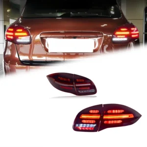 FT Car Lights for 958 Taillights 2011-2014 LED Tail Lamp Dynamic Turn Signal Light Car Taillights Assembly 1