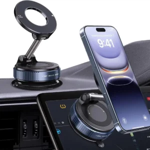 Vacuum Magnet Car Bracket Upgraded Version Multi-angles Adjustment Strong Magnetic Suck Foldable Car Navigation Phone Holder 1