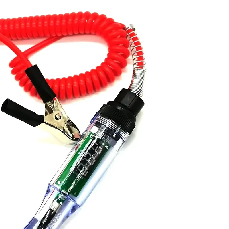 Car Truck Voltage Circuit Tester Auto 6V 24V Tools Car Diagnostic Probe Test Pen Light Bulb Electric Measuring Pen Tools 3